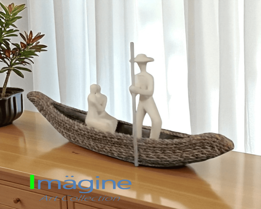 Voyage of Quiet Hearts Stonecast Sculpture Figurine